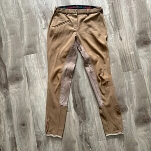 Women's Size 26 Beige brown‎ TuffRider  Horseback Riding Breeches